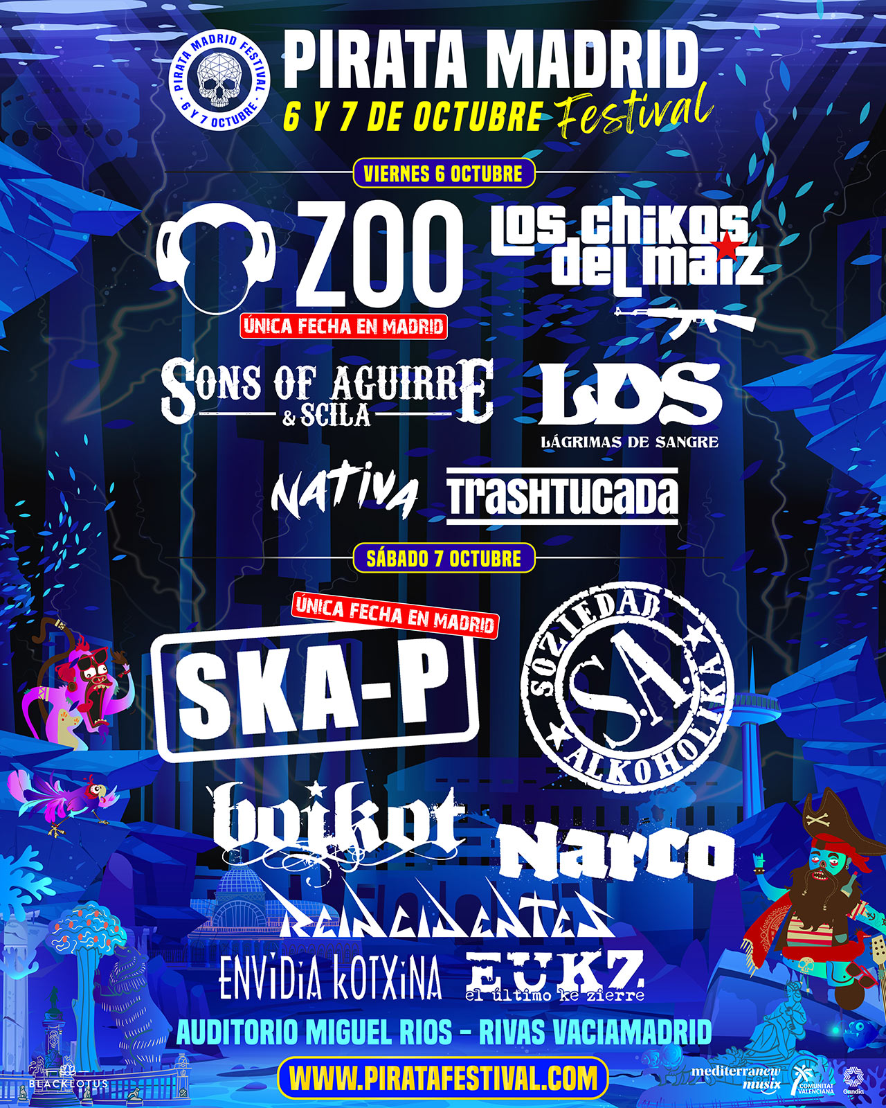 Pirate Madrid Festival 6 y 7; Octubre